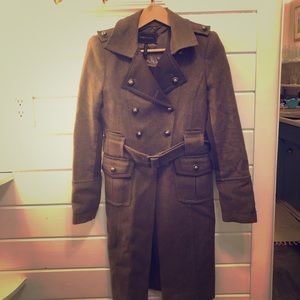 Tweed military coat